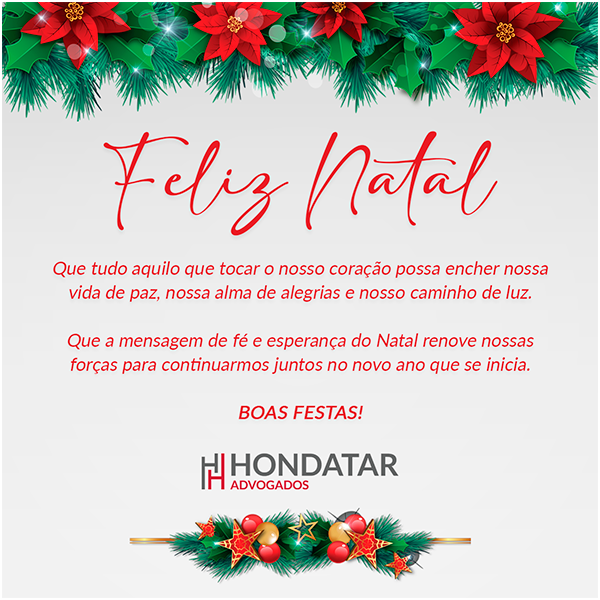 Desejamos um Excelente Natal a todos - Honda, Teixeira, Rocha Advogados