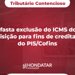 TRF2 afasta exclusão do ICMS do custo de aquisição para fins de creditamento do PIS/Cofins