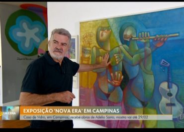 Exposição em Campinas reúne obras do artista plástico Adélio Sarro