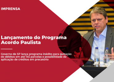 Lançamento do Programa Acordo Paulista