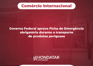 Governo Federal aprova Ficha de Emergência obrigatória durante o transporte de produtos perigosos
