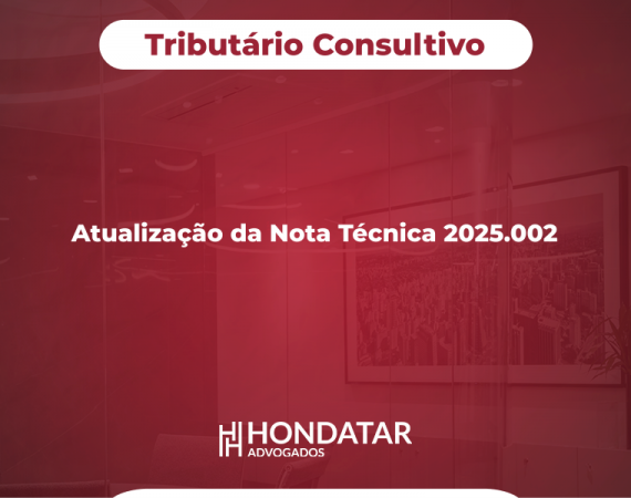 Atualização da Nota Técnica 2025.002