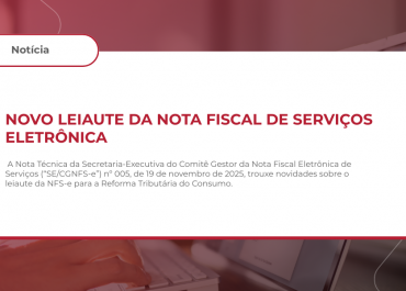 Novo leiaute da Nota Fiscal de Serviços Eletrônica