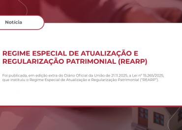 Regime Especial de atualização e regularização patrimonial (REARP)