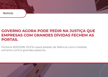 PGFN regulamenta pedido de falência de devedores da União