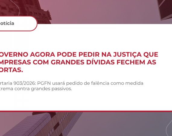 PGFN regulamenta pedido de falência de devedores da União
