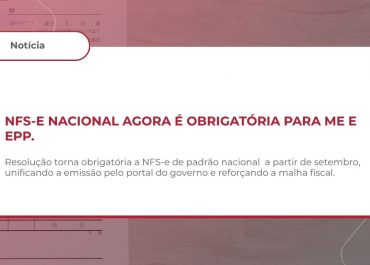 SIMPLES NACIONAL – OBRIGATORIEDADE DA NFS‑e DE PADRÃO NACIONAL PARA ME E EPP – RESOLUÇÃO CGSN Nº 189, DE 23 DE ABRIL DE 2026